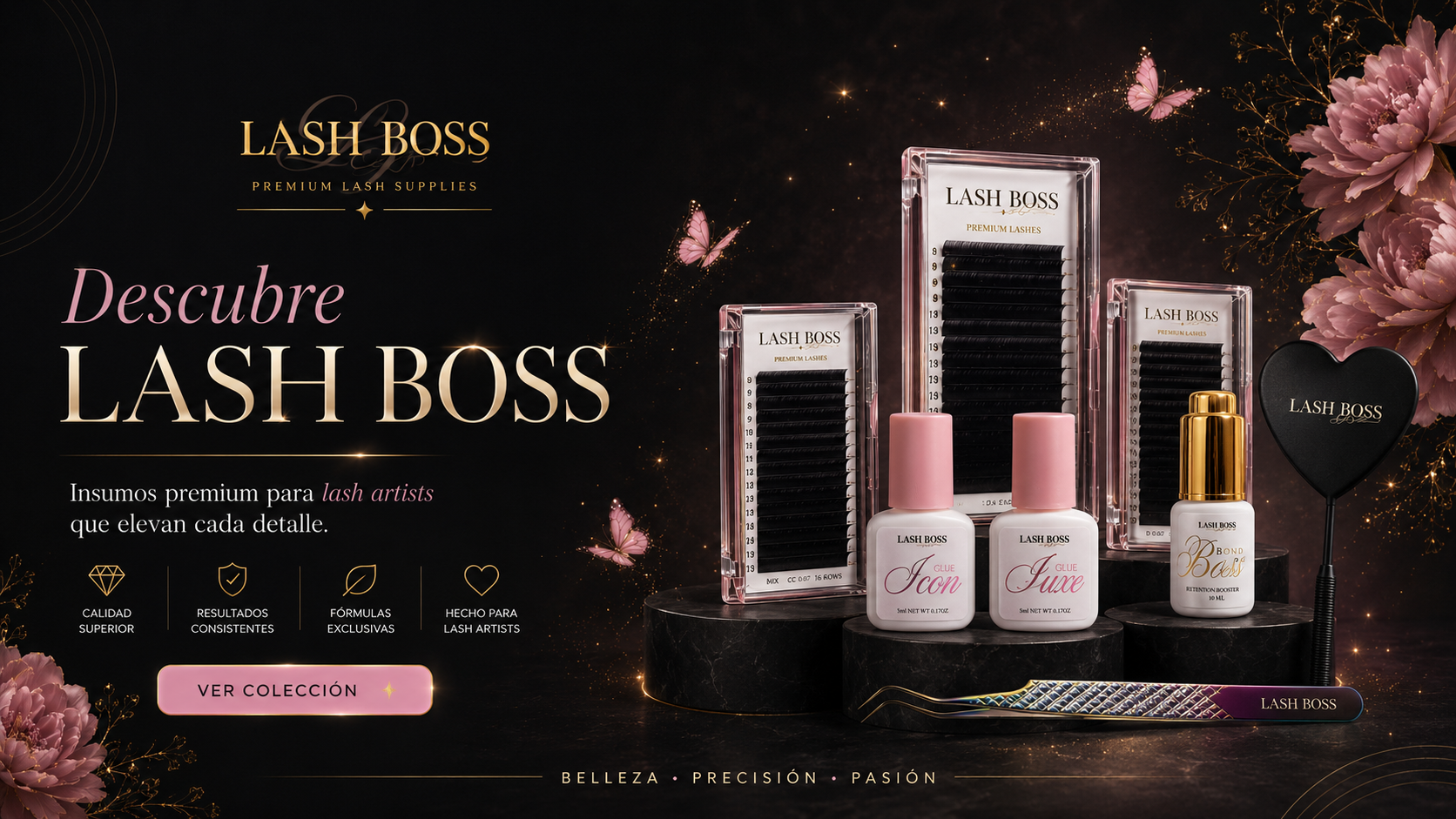 Colección premium Lash Boss de Look You Store
